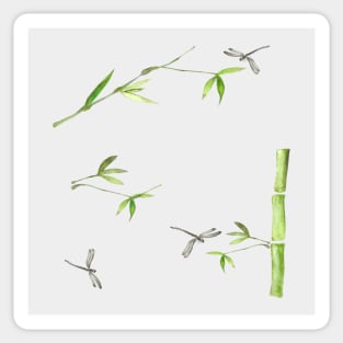 Watercolour Bamboo Sticker